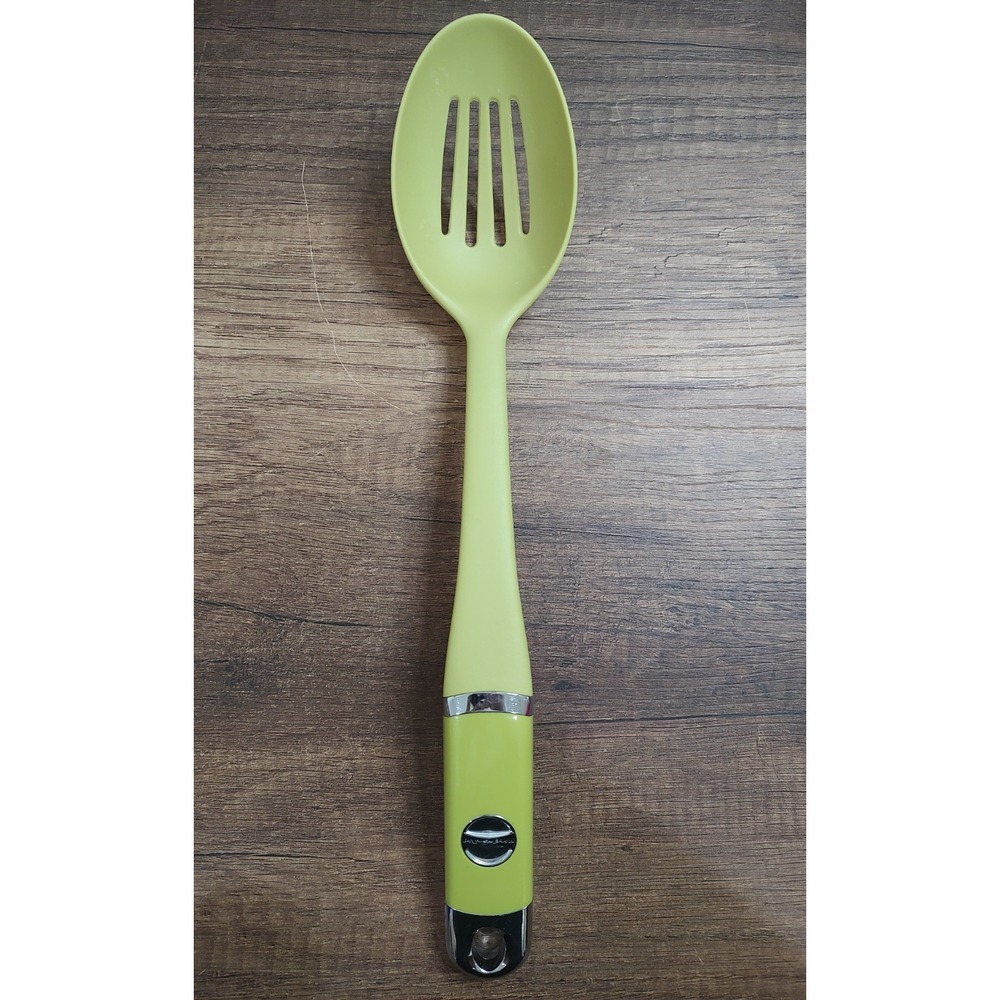 KitchenAid Lime Green Gourmet Slotted Spoon